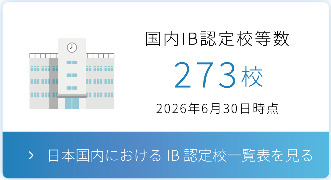 日本国内におけるIB認定校一覧表を見る